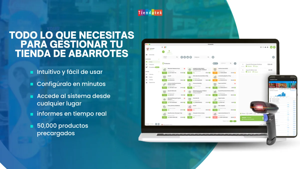 Punto de venta abarrotes