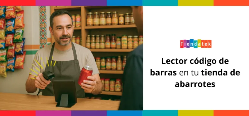 Punto de venta lector codigo de barras escaneo rapido